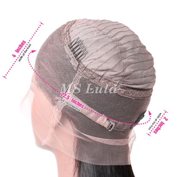 Straight 360 Lace Front Wig 180 Density - Image 6